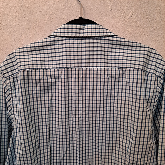 Banana Republic Blue Plaid Button Down Shirt - Picture 7 of 7